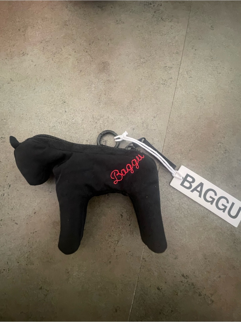 BAGGU Black Horse Bag Charm